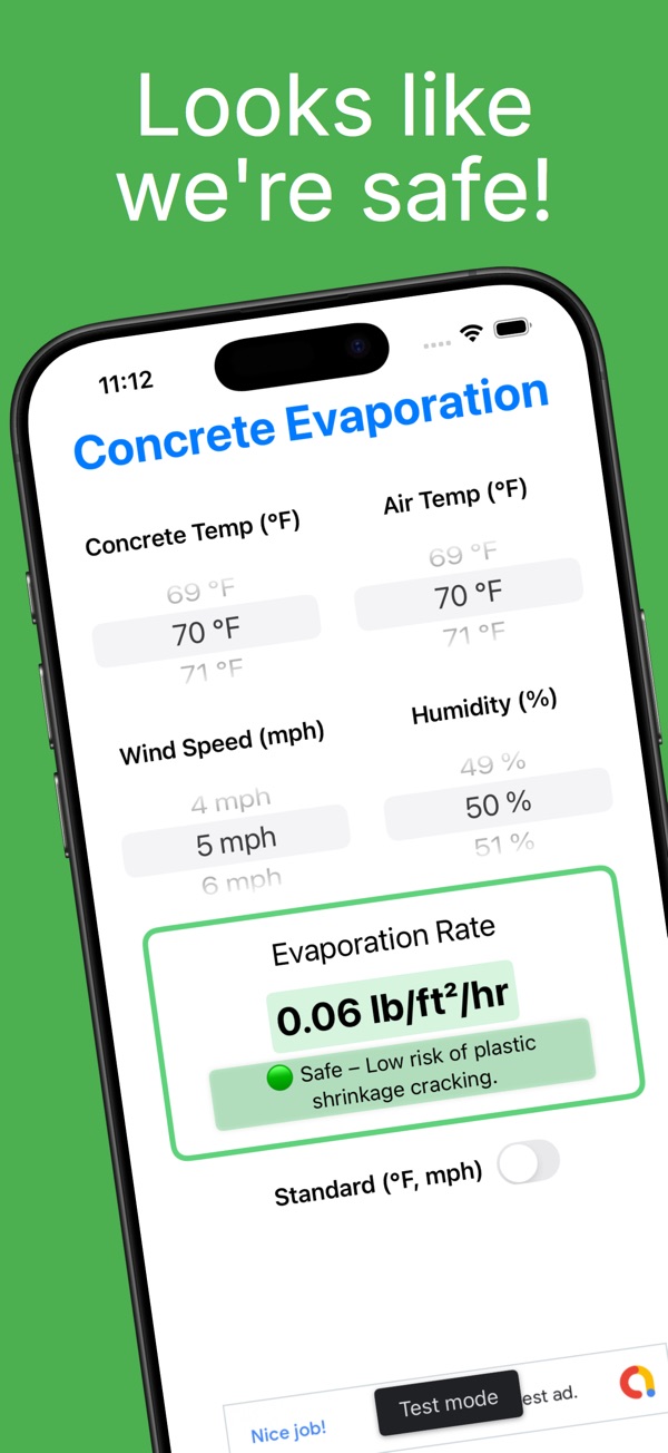 Concrete Evap screenshot 2